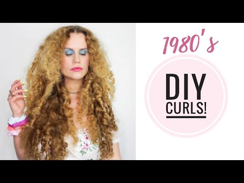 1980’s DIY CURLS!