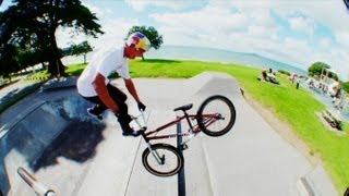 Jaden Leeming's BMX park session