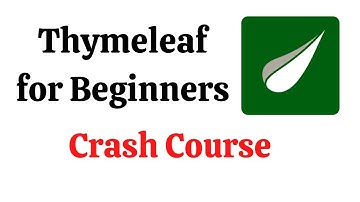 Java Thymeleaf Template Tutorial  | Crash Course