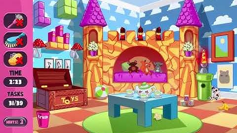 Baby Doll House Cleaning & Girl Game - Fun Makeup, Dress up, Color Hairstyles-Gameplay Walkthrough