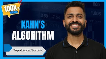 L-6.9: কানের অ্যালগরিদম | টপোলজিক্যাল সর্টিং | DAA | প্লেসমেন্টের জন্য ইমপ