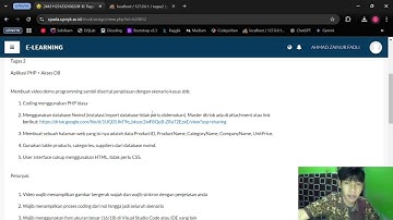 Tugas 2 (PHP + Akses DB) Pemrograman Web