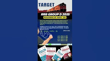 🔥ALPHABET ANALOGY | REASONING BY ROHIT SIR | #shorts #rrb #rrbgroupd #radianmensa #groupd2025