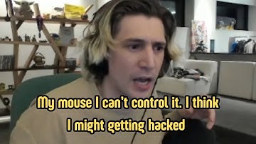xQc gets his Mouse Hacked and hacker makes him play random video that he never watched before