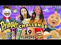 PRINGLES CHALLENGE! 19 Flavors Taste Test! Lex, Mike, Chase & Aunt Heidi! FUNnel Family