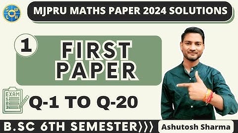 MJPRU METRIC SPACE AND COMPLEX ANALYSIS PAPER -2024 SOLUTIONS | PART-1 #swlh #mjpru #bscmaths