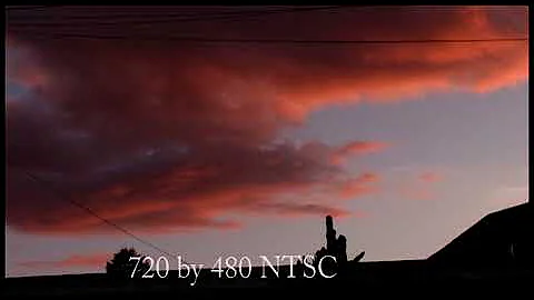 Standard Definition video 4;3 Converted to Wide 16:9, NOT UPSCALED test.