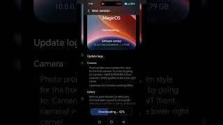 New MagicOS 10 build 10.0.0.175 (C431E3R2P2) installed on HONOR 400 Pro Smartphone #shortvideo