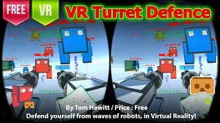 VR Turret Defence for Google Cardboard - Defend yourself from waves of robots, in Virtual Reality! screenshot 3