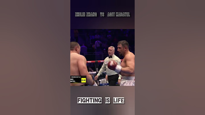 Zhilei Zhang gets BODYROCKED  by Agit Kabayel‼️