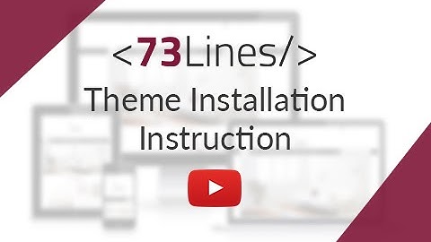 Odoo Theme Installation Process - 73Lines