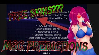 HOW TO WIN FREE EPIC SKINS IN MSC TOURNAMENT PLUS CHAMPION PREDICTIONS, GIVEAWAYS AND MORE - MLBB screenshot 5