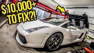 My Cheap Lamborghini's Expensive Convertible Roof Is Broken For A STUPID Reason