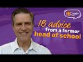 Advice from a former Head of School - Dr. Glenn Odland - IB Speaker Series