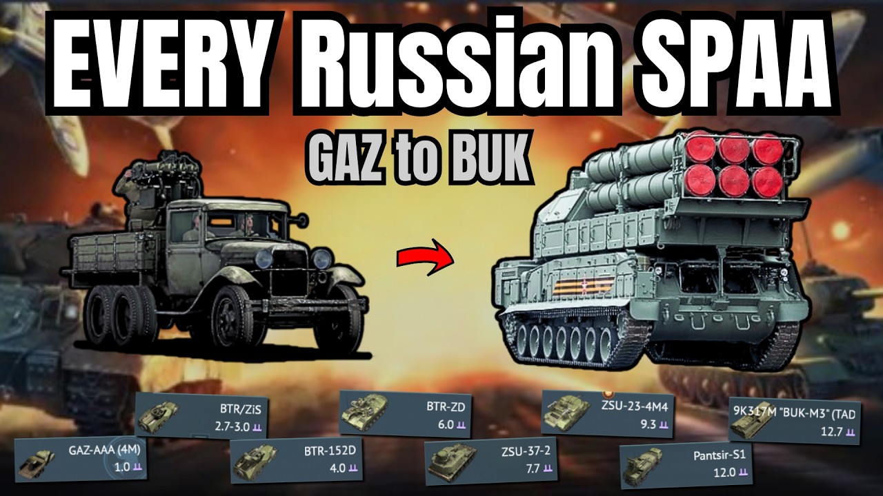 EVERY SPAA from RUSSIA!🔥(21 tanks) | Some of them are CRAZZZZY | Russia Experience!