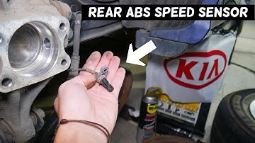 KIA OPTIMA REAR ABS SENSOR LOCATION REPLACEMENT EXPLAINED, WHEEL SPEED SENSOR