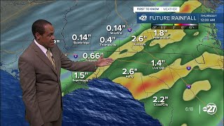 First to Know Forecast: Morning rain, storms can cause flooding issues (03/26/2024)