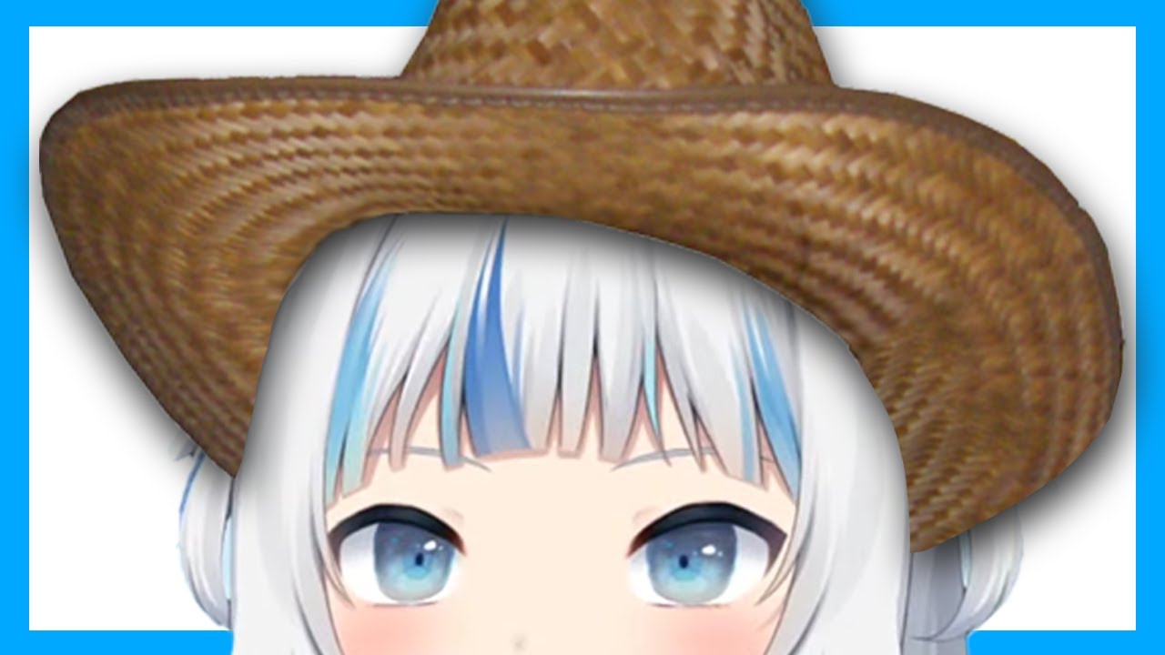 Country girl Gura pulls out a Banjo【Gawr Gura / HololiveEN】