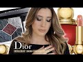 DIOR GOLDEN NIGHTS HOLIDAY COLLECTION BLACK NIGHT Palette + DAZZLING BEIGE Lipstick Review Swatches