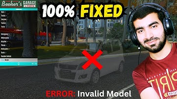 HOW TO FIX INVALID MODEL ERROR IN GTA 5 | ERROR: INVALID MODEL | GTA 5 MODS HINDI/URDU | KHAAS GAMER