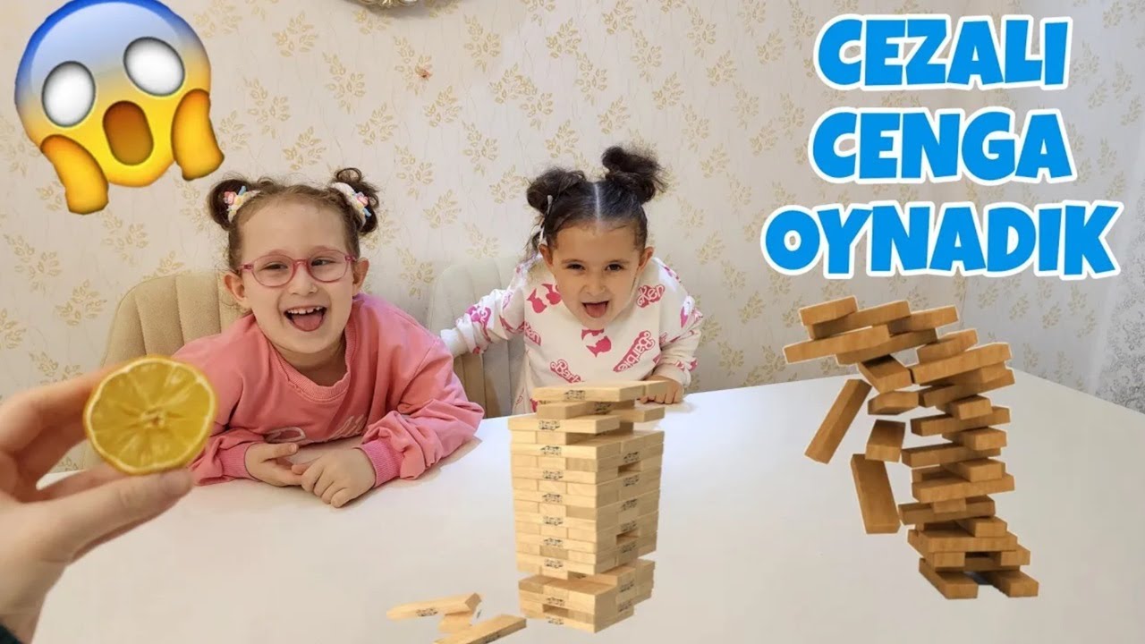 BAHAR VE BANU ALYA CEZALI JENGA OYNADIK !!