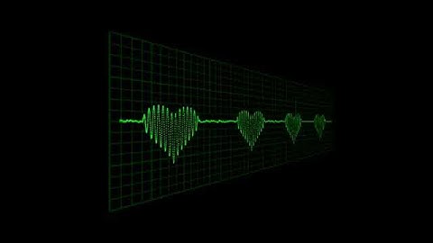 no copyright animation video|electric  heart beat|visual loops