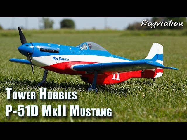 航空機・ヘリコプター R/C PLANE KIT Super Mustang Miss America Tower Hobbies P-51D Mustang MkII /