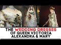 The wedding dresses of queens  queen victoria alexandra mary of teck  royal wedding dresses