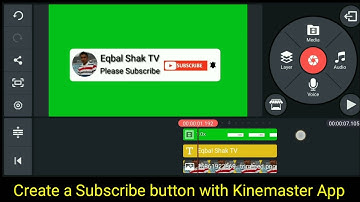 How to Create a Subscribe button with Kinemaster app 2020 | How to create a Subscribe button 2020 ?
