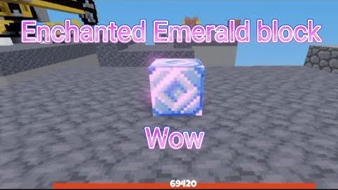 Enchanted Emerald Block ( Roblox Bedwars)