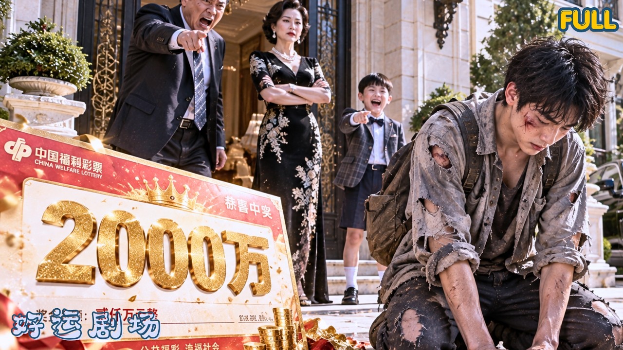 💸侄子恶作剧押中9比1,穷打工人秒变2000万富豪!弟弟被卷25万,冷眼旁观,直到弟弟跪求一个扛水桶的机会!#ai #逆袭 #drama