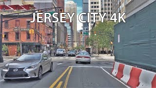 Driving Downtown - Jersey City 4K - USA