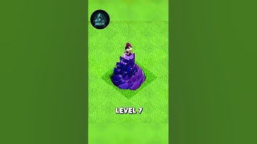 Wizard Tower Upgrade Level 1 to Max Animation (Clash of Clans) #clashofclans #coc #supercell #anime