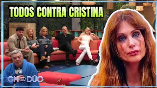 Todos contra Cristina Piaget+ Sandra de LIDLT nueva concursante de GH DUO 
