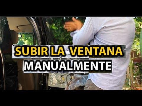 Video: ¿Cómo se sube manualmente una ventana eléctrica?