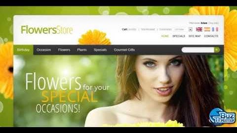 Download Flowers Store PrestaShop Theme by  Hermes TM