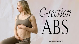 10 Minute C-Section Abs Workout - Lauren Fitter