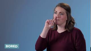 Learn How to Sign Bored in ASL | LearnHowToSign