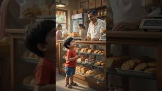 😂 बच्चे ने फ्री थैली माँगकर दुकानदार को हँसा दिया! 🤣🛍️ #shorts sotry