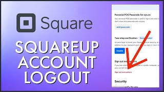 How to Logout SquareUp Account 2024?