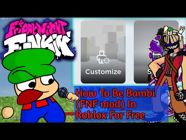 How To Be Bambi (FNF mod) For Free || Roblox