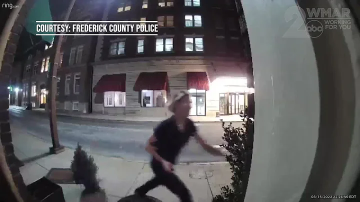 Woman seen on video destroying property in front o...