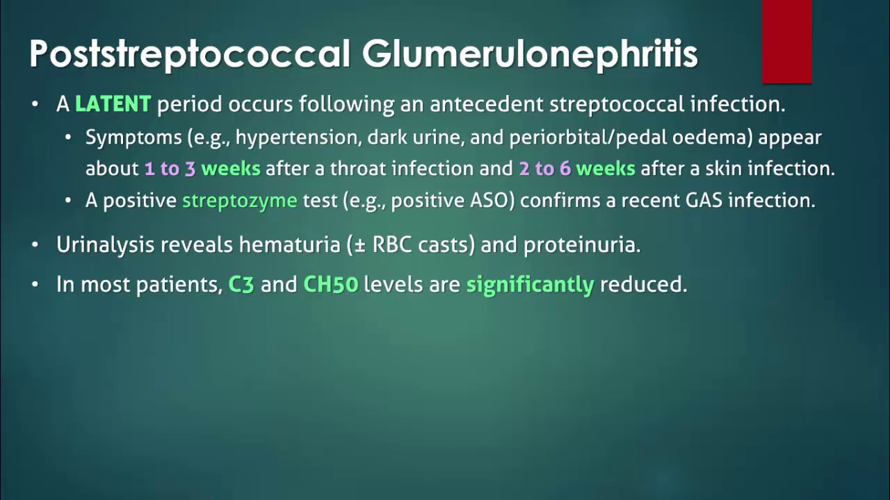 Poststreptococcal Glumerulonephritis YouTube