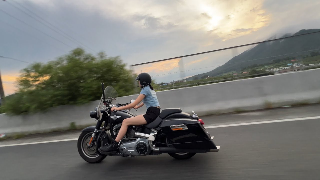 시원하게 저녁 라이딩~ 20세 팻보이걸 