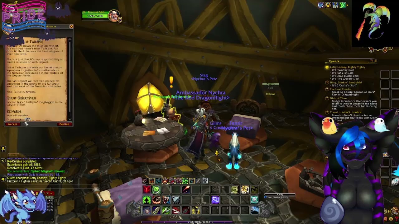 World of Warcraft Loremaster Grind Northrend Part 8 escort quests