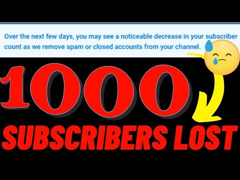 WHY YOUTUBE DELETING SUBSCRIBERS ? YouTube Big Update 2021😭