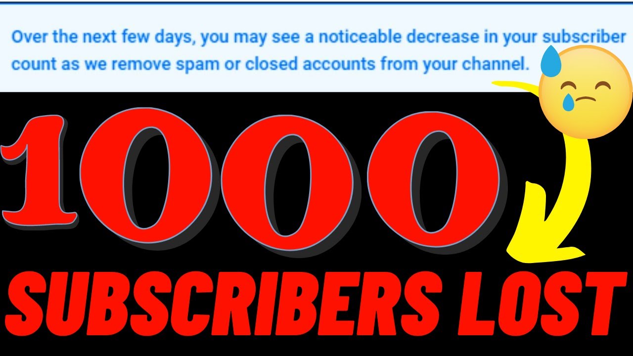 WHY YOUTUBE DELETING SUBSCRIBERS ? YouTube Big Update 2021😭