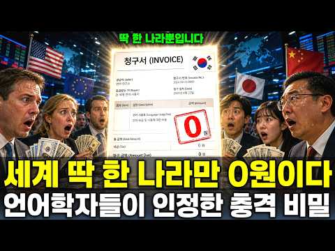 "세계는 매년 100조, 한국은 0원" 전 세계가 부러워하는 한국어의 충격적 비밀 thumbnail