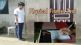 PHYSICAL FITNESS TEST (Self Testing Activities) By Justine Nota Resimi