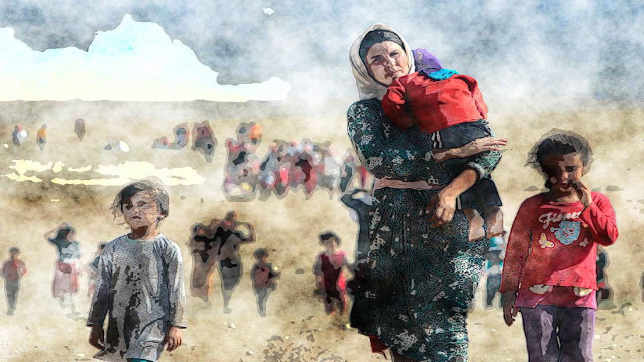 Image result for refugees art